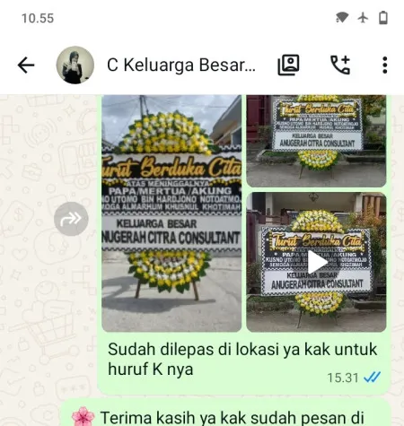 Pengiriman Papan Bunga Duka Leyangan Ungaran Timur
