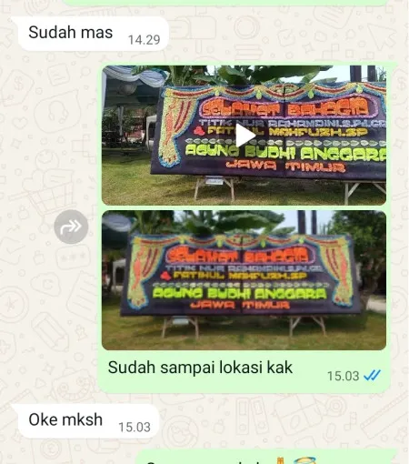 Pengiriman Papan Bunga Leyangan Ungaran Timur